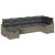 Set de canapea cu pernă cu depozitare 7 pcs Gri poliratan GartenMobel Dekor