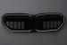 Grila Centrala BMW Seria 7 G11 G12 LCI (2020-up) M Design Negru Lucios