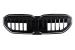 Grila Centrala BMW Seria 7 G11 G12 LCI (2020-up) M Design Negru Lucios
