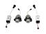 Lămpi LED albastre potrivite pentru ochii de înger fabricați pentru BMW Seria 3 E90/E91 2005-2008 20W CREE
