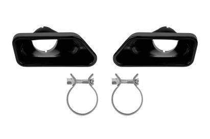 Set de capete negre tip 550i potrivit pentru BMW Seria 5 F10, F11 2010-2017, stânga și dreapta