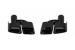 Set de capace de evacuare negre tip AMG, potrivite pentru Mercedes C-Class W204 2011-2014, E-Class W212 2006-2013, S-Class W221 2005-2013, CLS C218 2010-2018, stânga și dreapta