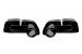 Set de capace de evacuare negre tip AMG, potrivite pentru Mercedes C-Class W204 2011-2014, E-Class W212 2006-2013, S-Class W221 2005-2013, CLS C218 2010-2018, stânga și dreapta