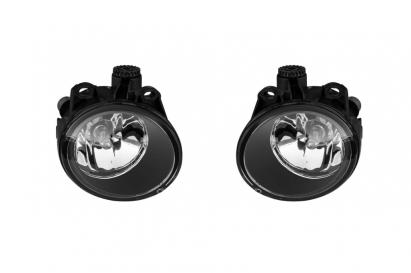 Kit de proiectoare M Technik potrivit pentru BMW Seria 3 E92, E93 2007-2009, Seria 5 F10, F11 2010-2013 crom, stânga + dreapta