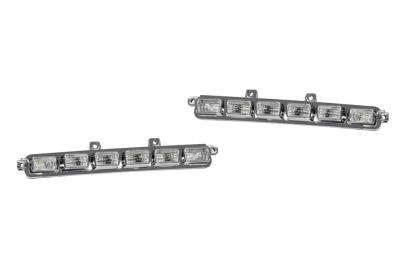 Lumini de zi potrivite pentru spoiler tip Brabus pe bara de protecție frontală A Design pentru Mercedes G-Class W463 după 1989