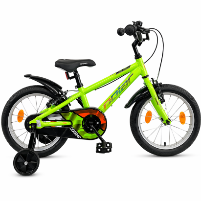 Bicicleta Copii Polar Cosmo - 16 Inch, Verde Ultimate FactoryBikes