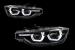Set de faruri LED tip LCI potrivit pentru BMW Seria 3 F30 sedan, F31 touring 2013-2015 pentru modelele cu faruri xenon din fabrică