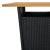 Set mobilier bar de grădină cu perne, 3 piese, negru, poliratan GartenMobel Dekor