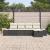 Set de canapele pentru grădină cu pernă 5 pcs poliratan GartenMobel Dekor