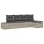 Set de canapele pentru grădină 5 pcs Gri deschis poliratan GartenMobel Dekor
