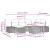 Set de canapele pentru grădină 7 pcs Gri deschis poliratan GartenMobel Dekor