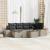 Set de canapele pentru grădină 7 pcs Gri deschis poliratan GartenMobel Dekor