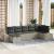 Set de canapele pentru grădină 7 pcs Gri deschis poliratan GartenMobel Dekor