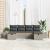 Set de canapele pentru grădină 6 pcs Gri deschis poliratan GartenMobel Dekor