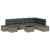 Set de canapele pentru grădină cu pernă 9 pcs Gri poliratan GartenMobel Dekor