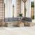 Set de canapele pentru grădină cu pernă 9 pcs Bej Rattan poli GartenMobel Dekor