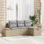 Set de canapele pentru grădină cu pernă 4 pcs Bej poliratan GartenMobel Dekor