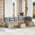 Set de canapele pentru grădină cu pernă 8 pcs Bej Rattan poli GartenMobel Dekor