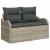Set de canapele pentru grădină 7 pcs Gri deschis Rattan poli GartenMobel Dekor