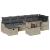 Set de canapele pentru grădină 8 pcs Gri deschis Rattan poli GartenMobel Dekor