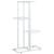 Suport pentru flori cu 4 nivele, alb, 43x22x76 cm, metal GartenMobel Dekor