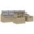 Set de canapele pentru grădină 6 pcs Bej poliratan GartenMobel Dekor
