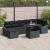 Set de canapele pentru grădină 8 pcs Negru poliratan GartenMobel Dekor