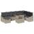 Set de canapele pentru grădină 9 pcs Gri deschis poliratan GartenMobel Dekor