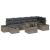 Set de canapele pentru grădină 8 pcs Gri poliratan GartenMobel Dekor