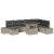 Set de canapele pentru grădină 9 pcs Gri deschis poliratan GartenMobel Dekor