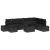 Set de canapele pentru grădină 9 pcs Negru poliratan GartenMobel Dekor
