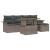 Set de canapele pentru grădină 6 pcs Gri poliratan GartenMobel Dekor