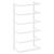 Suport de prosoape, alb, 24x12x48 cm, oțel GartenMobel Dekor