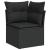 Set de canapele pentru grădină 7 pcs Negru poliratan GartenMobel Dekor