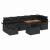 Set de canapele pentru grădină 8 pcs Negru poliratan GartenMobel Dekor