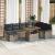 Set de canapele pentru grădină 9 pcs Gri poliratan GartenMobel Dekor