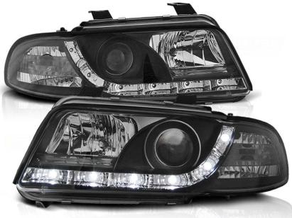 Set de faruri de tuning cu lumini LED potrivite pentru Audi A4 B5 11.1994-12.1998 sedan/combinate, stânga și dreapta