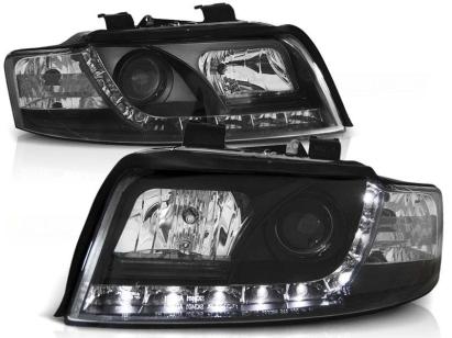 Set de faruri de tuning cu lumini LED potrivite pentru Audi A4 B6 10.2000-10.2004 sedan/combinate, stânga și dreapta