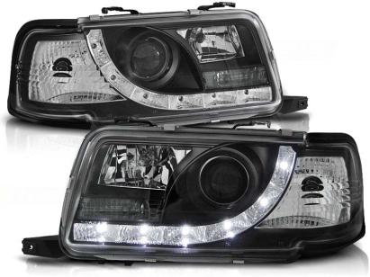 Set de faruri tuning cu lumini LED potrivite pentru Audi 80 B4 09.1991-04.1996, stânga și dreapta