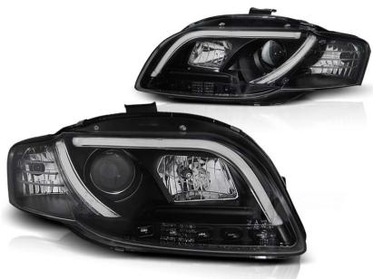 Kit de faruri tuning cu lumini LED potrivit pentru Audi A4 B7 11.2004-03.2008 sedan/combinație/cabriolet, stânga și dreapta