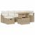 Set de canapele pentru grădină 7 pcs Bej poliratan GartenMobel Dekor
