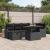 Set de canapele pentru grădină 7 pcs Negru poliratan GartenMobel Dekor