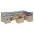 Set de canapele pentru grădină 9 pcs Bej poliratan GartenMobel Dekor