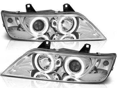 Kit de faruri tuning cu ochi de înger halogen, potrivit pentru BMW Z3 01.1996-2002 coupe / cabrio, stânga și dreapta