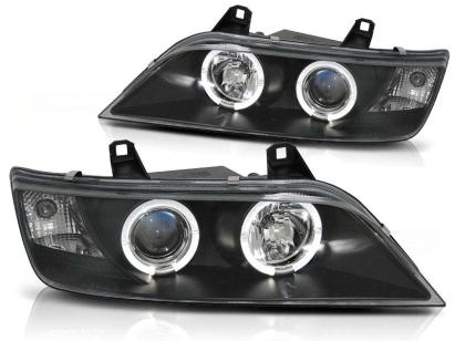 Kit de faruri tuning cu ochi de înger halogen, potrivit pentru BMW Z3 01.1996-2002 coupe / cabrio, stânga și dreapta