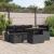 Set de canapele pentru grădină 7 pcs Negru poliratan GartenMobel Dekor