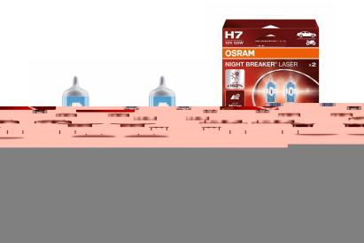 OSRAM NIGHT BREAKER LASER H7 Becuri Auto-Moto Halogen 64210NL-2HB H7 12V 55W (2 becuri)