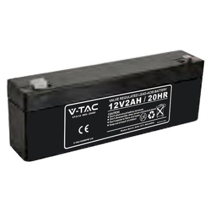 Acumulator gel plumb, V-tac, 12V,  2ah, 178x35x66mm, SKU-23450