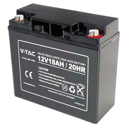 Acumulator gel plumb, V-tac, 12V, 18ah, 180x77x167mm, SKU-23453