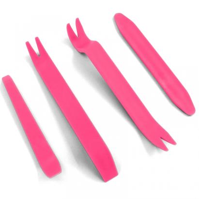 Unealtă de îndepărtare pentru montarea levierului, benzi pentru panoul interior al mașinii, roz